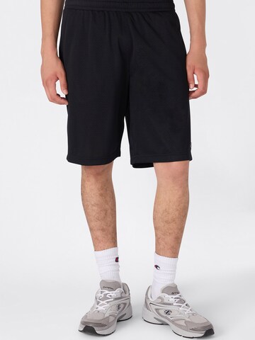 Loosefit Pantalon Champion Authentic Athletic Apparel en noir : devant