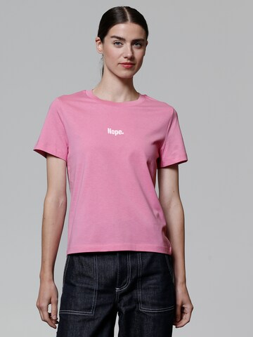 Watapparel T-Shirt ' Nope ' in Pink: Vorderseite
