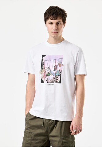 Weekend Offender Shirt 'Turf Wars' in White: front