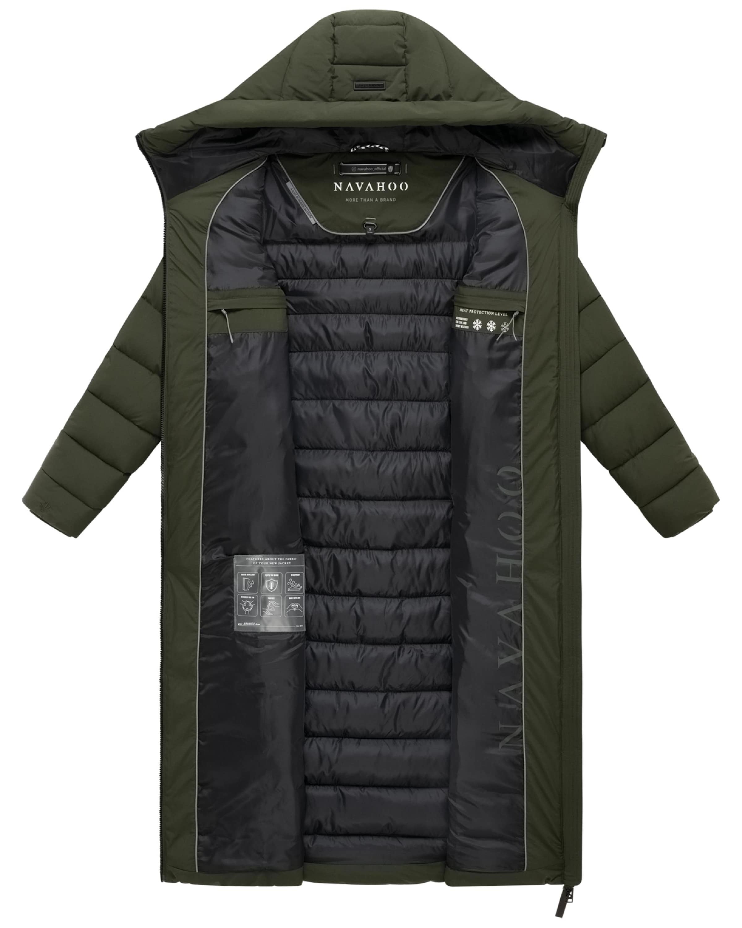 Cappotto invernale 'Vanillawolke 14' di NAVAHOO in verde