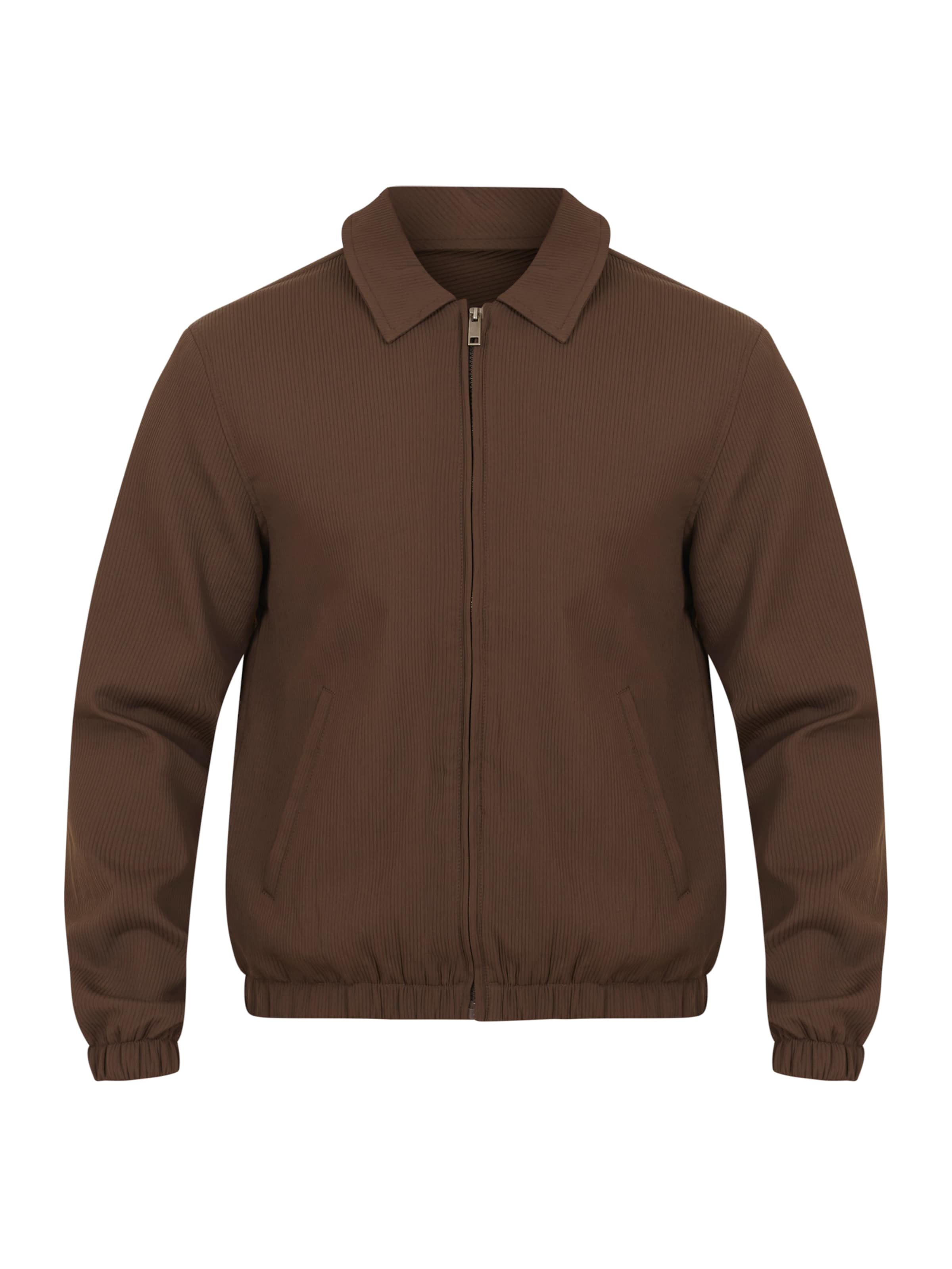 BRAVE SOUL Tussenjas in Bruin: voorkant