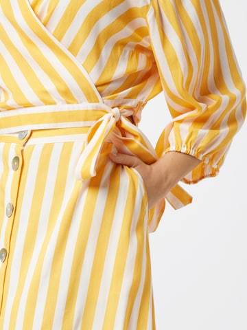 Guido Maria Kretschmer Curvy Skirt 'Dorina' in Yellow