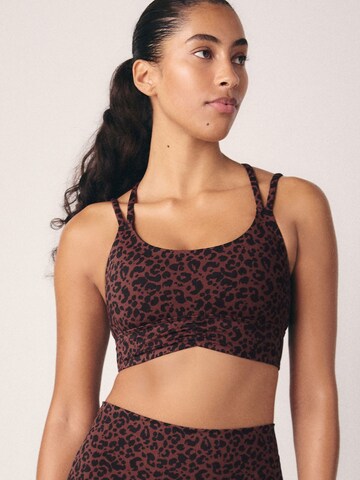 Bustier Soutien-gorge de sport 'mittelstarker Halt' Next en rouge : devant