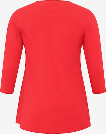 Yoek Shirt ' COTTON ' in Red