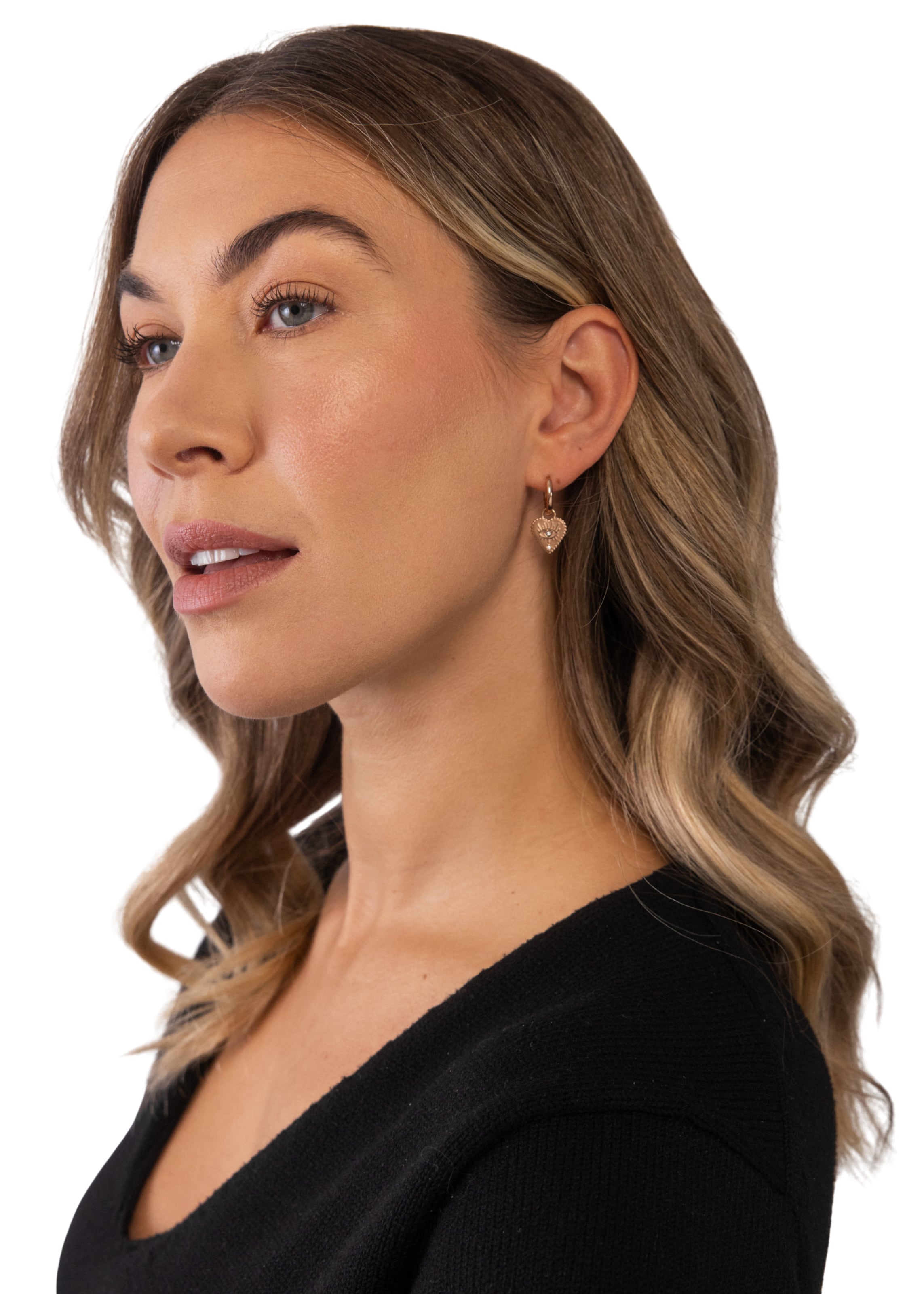 PURELEI Earrings 'Bright Heart' in Gold