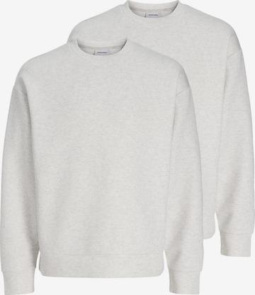 JACK & JONES Sweatshirt 'Barron' in Weiß: Vorderseite
