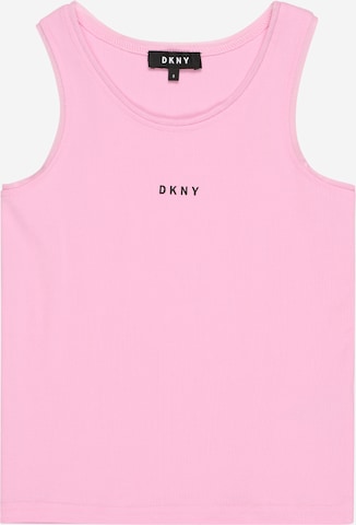 DKNY Top in Pink: front
