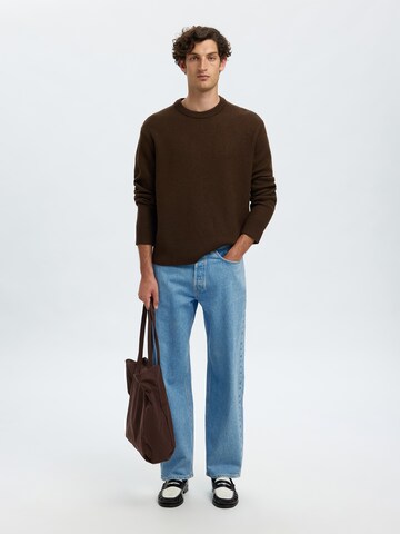 SELECTED Loosefit Jeans 'SLH220 BEN KORI' in Blauw