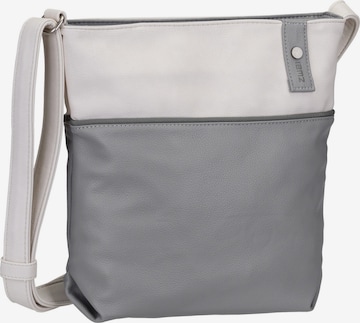 ZWEI Crossbody Bag 'Jana' in Grey: front