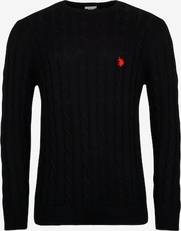 U.S. POLO ASSN. Sweater in Black: front
