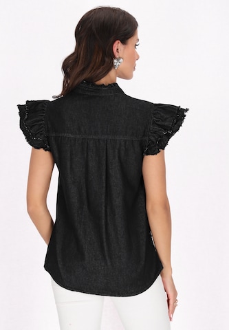 faina Blouse 'Fashion Look' in Zwart
