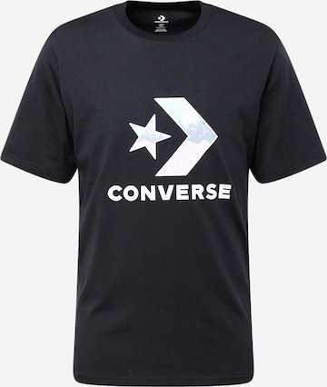 CONVERSE - Camisa 'STAR CHEV' em preto: frente