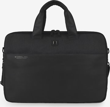 Sac d’ordinateur portable Gabol en noir : devant