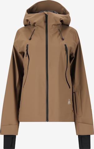 SOS Sportjas 'Hoverla' in Bruin: voorkant