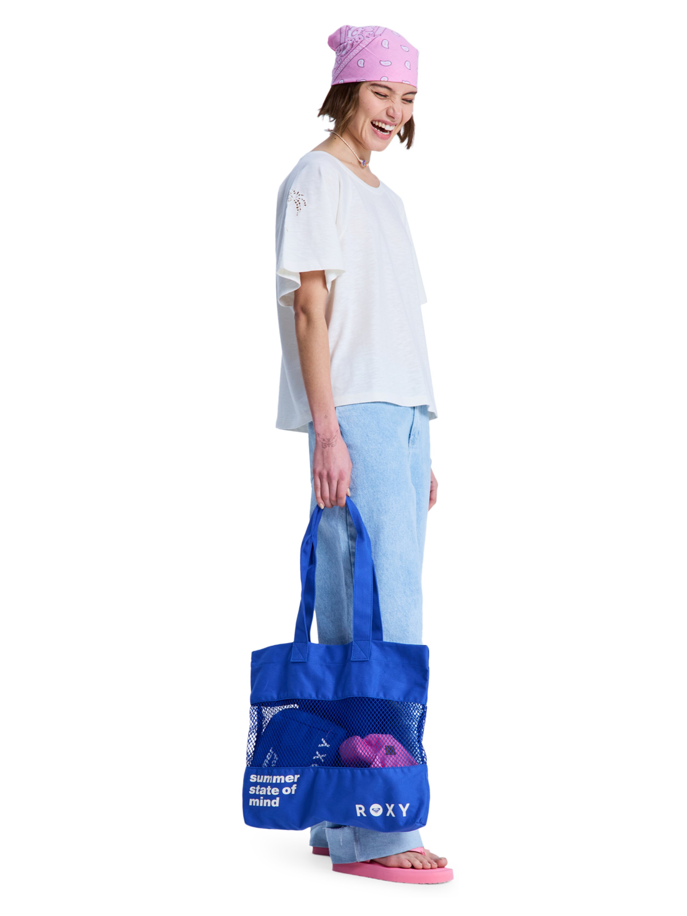 ROXY Shopper 'Summer Breezy' in Blau: Vorderseite