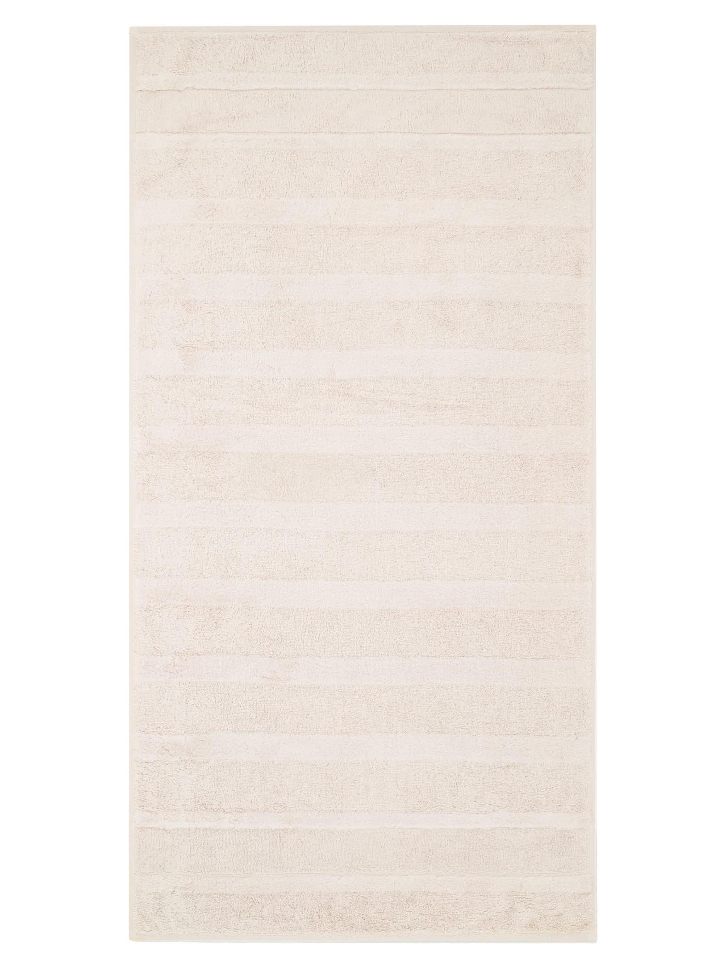 Cawö Handdoek 'Noblesse' in Beige