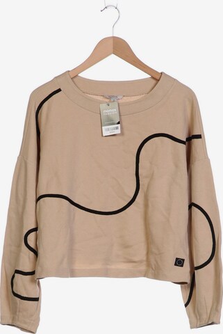 COMMA Sweatshirt & Zip-Up Hoodie in XL in Beige: front