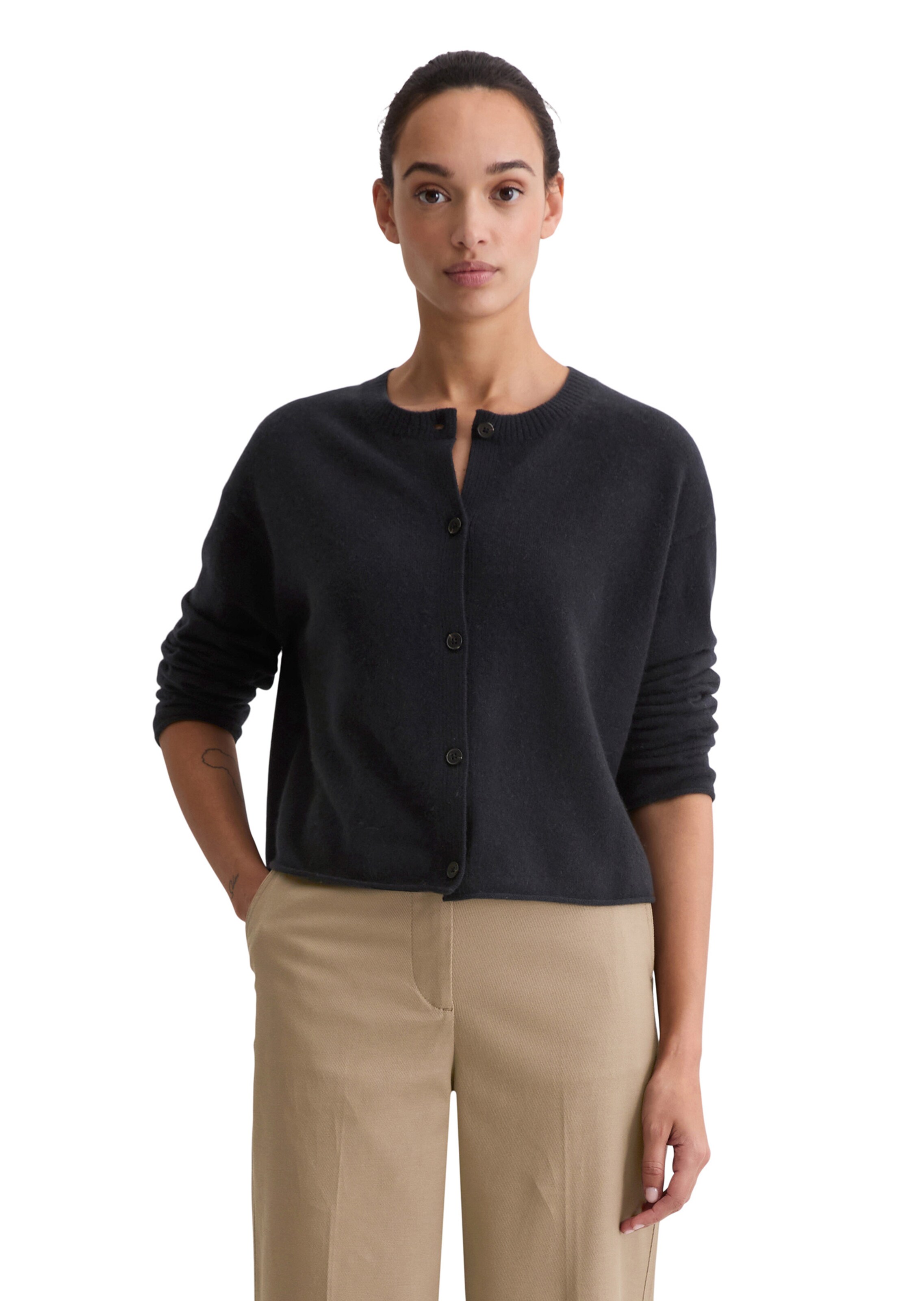 Marc O'Polo Knit cardigan in Blue: front