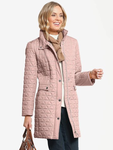 Goldner Between-Seasons Coat in Pink: front