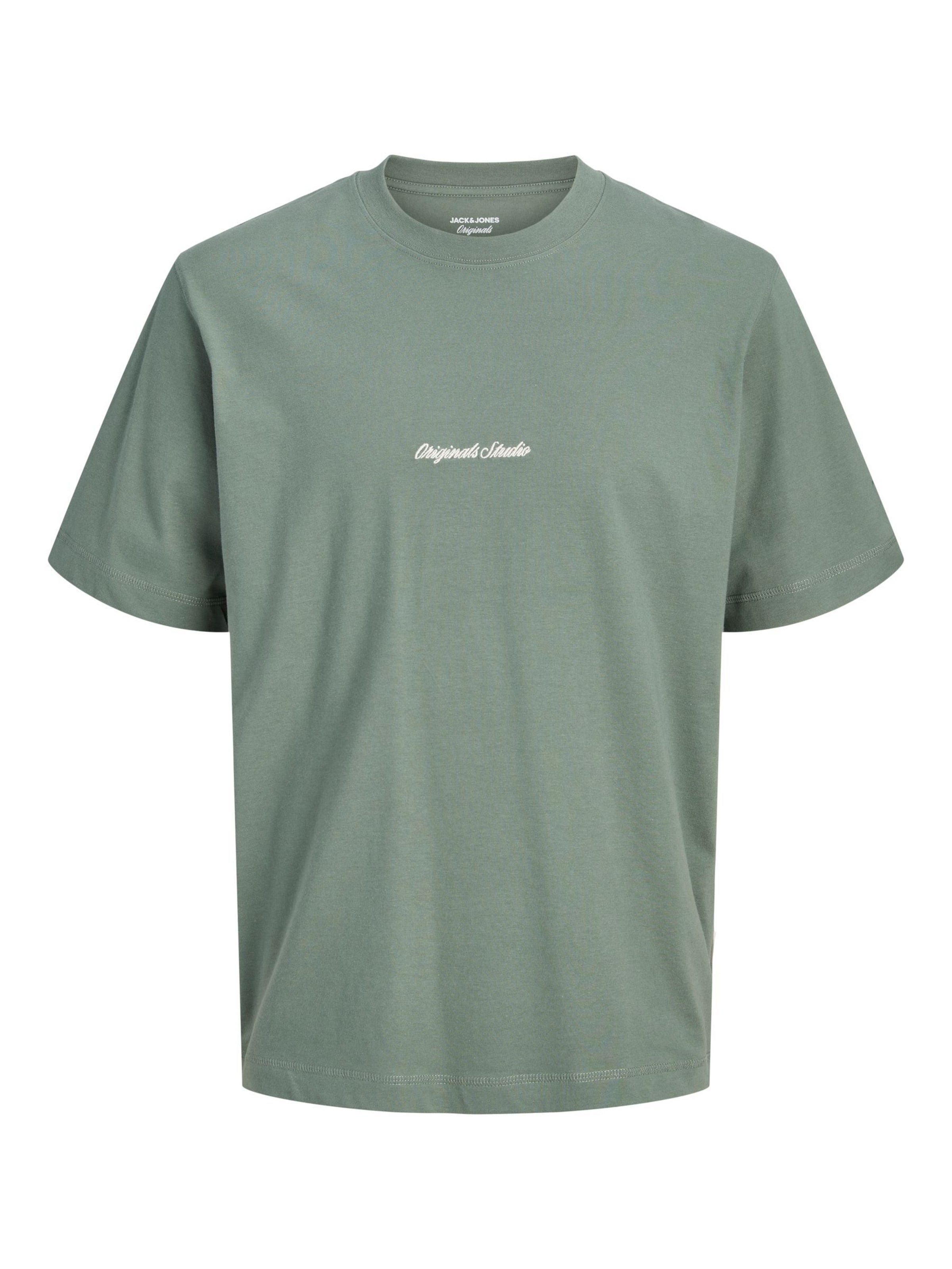 JACK & JONES Shirt 'JORNORREBRO' in Green: front