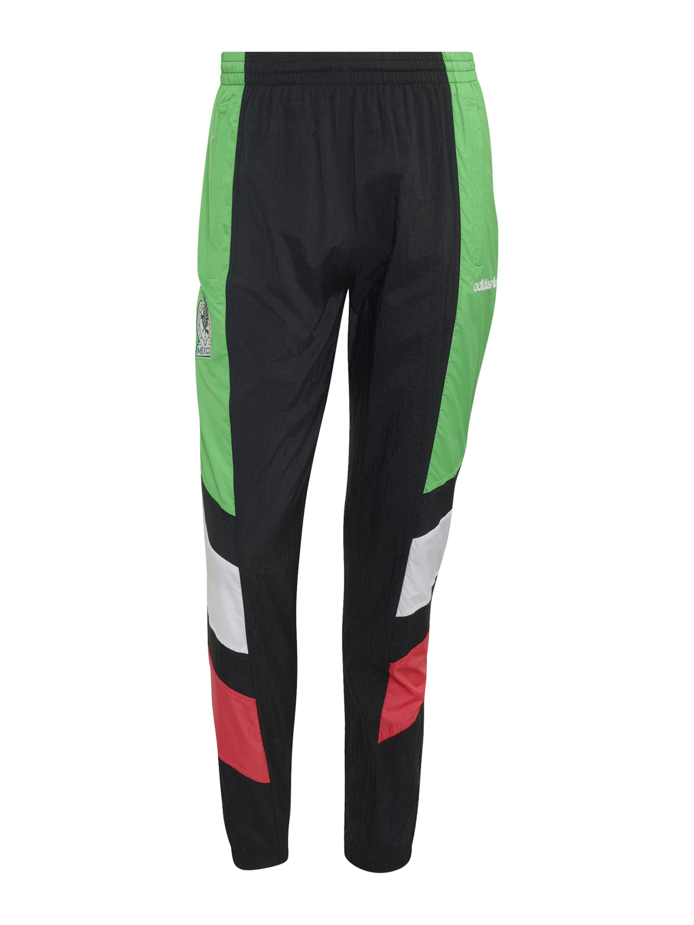 juoda ADIDAS PERFORMANCE Siaurėjantis Sportinės kelnės 'FMF EQT': priekis