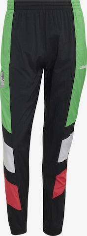 juoda ADIDAS PERFORMANCE Siaurėjantis Sportinės kelnės 'FMF EQT': priekis