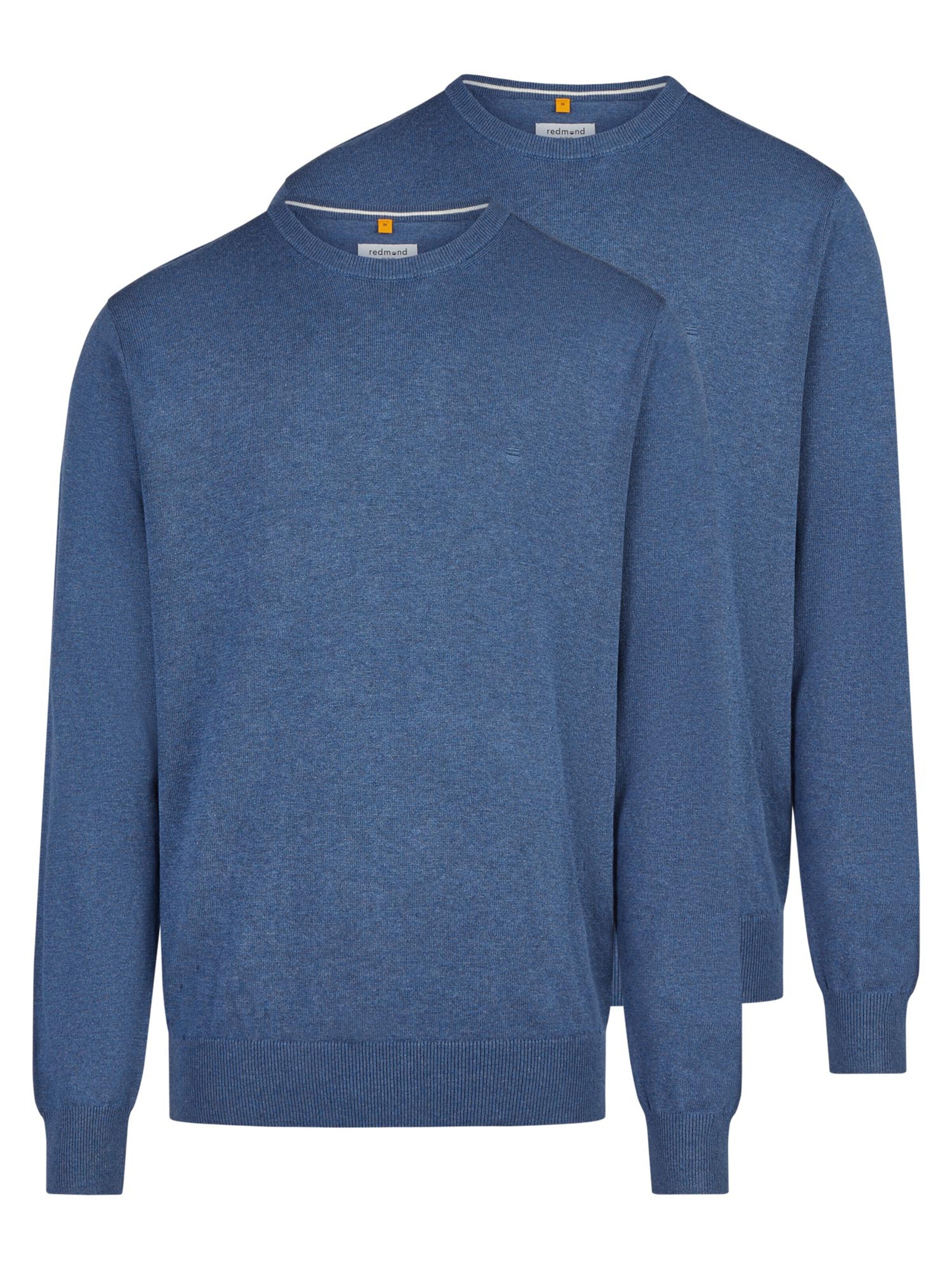 redmond Sweater 'Basic' in Blue: front