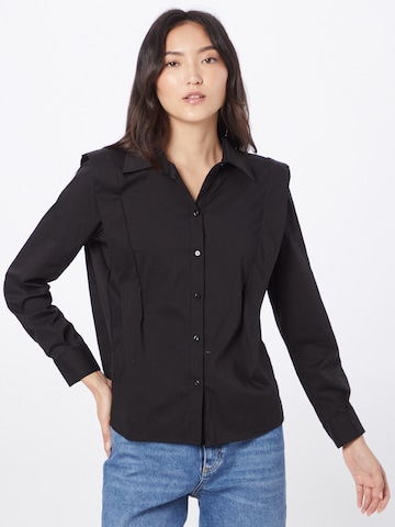Claire Blouse 'Roxanne' in Black: front