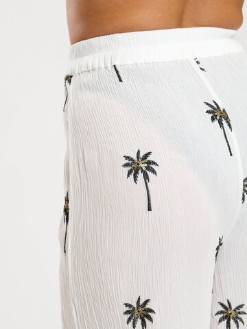 Loosefit Pantalon South Beach en blanc