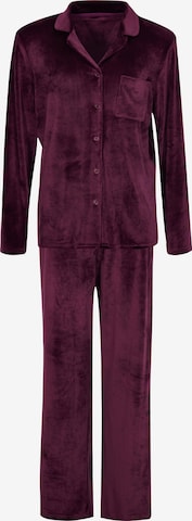 Loungeable Pyjama in Rot: Vorderseite