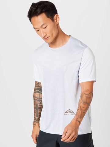 NIKE Performance shirt 'Rise 365' in White: front