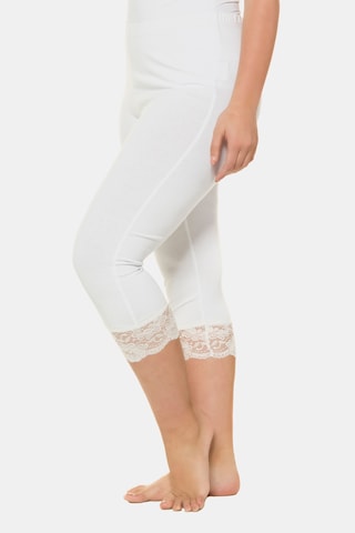 Ulla Popken Skinny Leggings in White