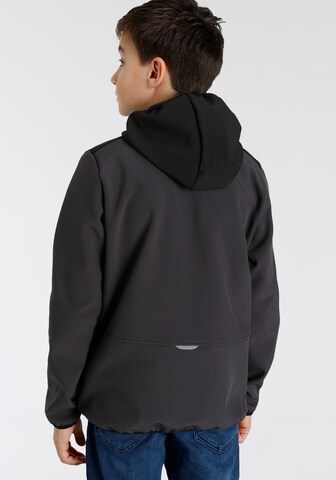 JACK WOLFSKIN Outdoor jacket 'Fourwinds' in Grey