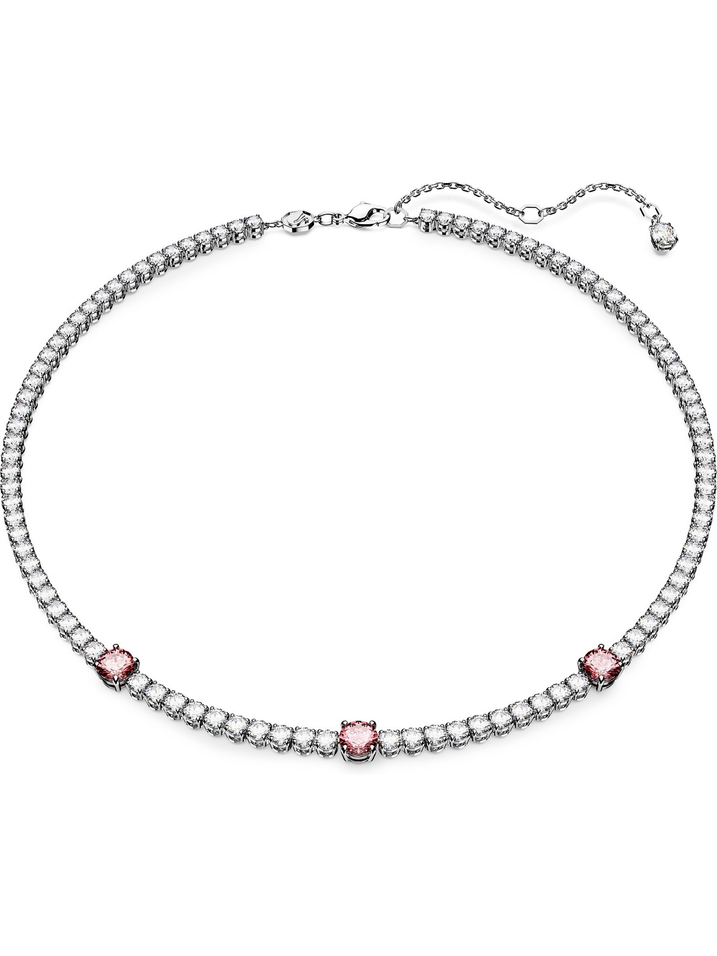 Swarovski Kette in Silber: Vorderseite