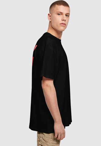 Merchcode Shirt 'Christmas Holly Jolly Mood' in Black