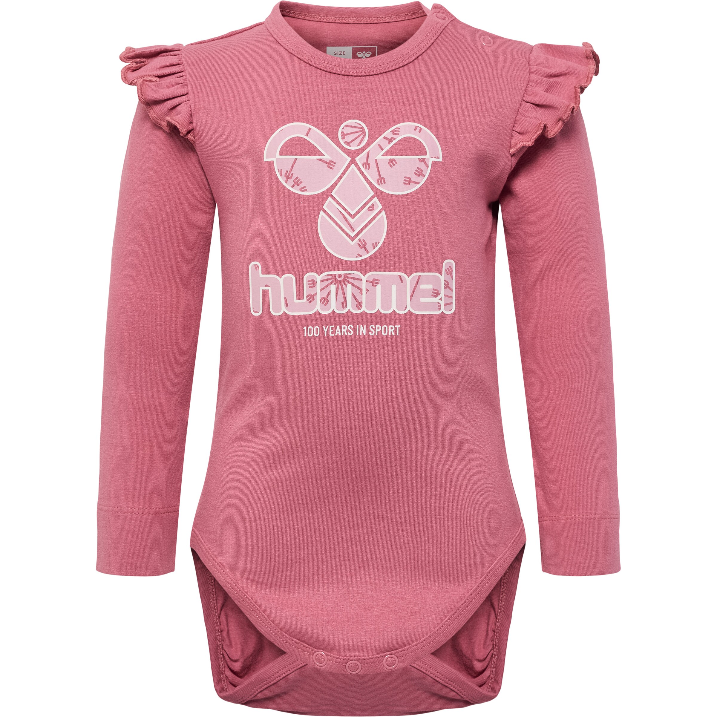 Hummel Sparkedragt/Body 'Diana' i pink: forside