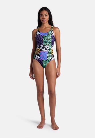 Maillot de bain sport 'ANIMALIER' ARENA en mélange de couleurs