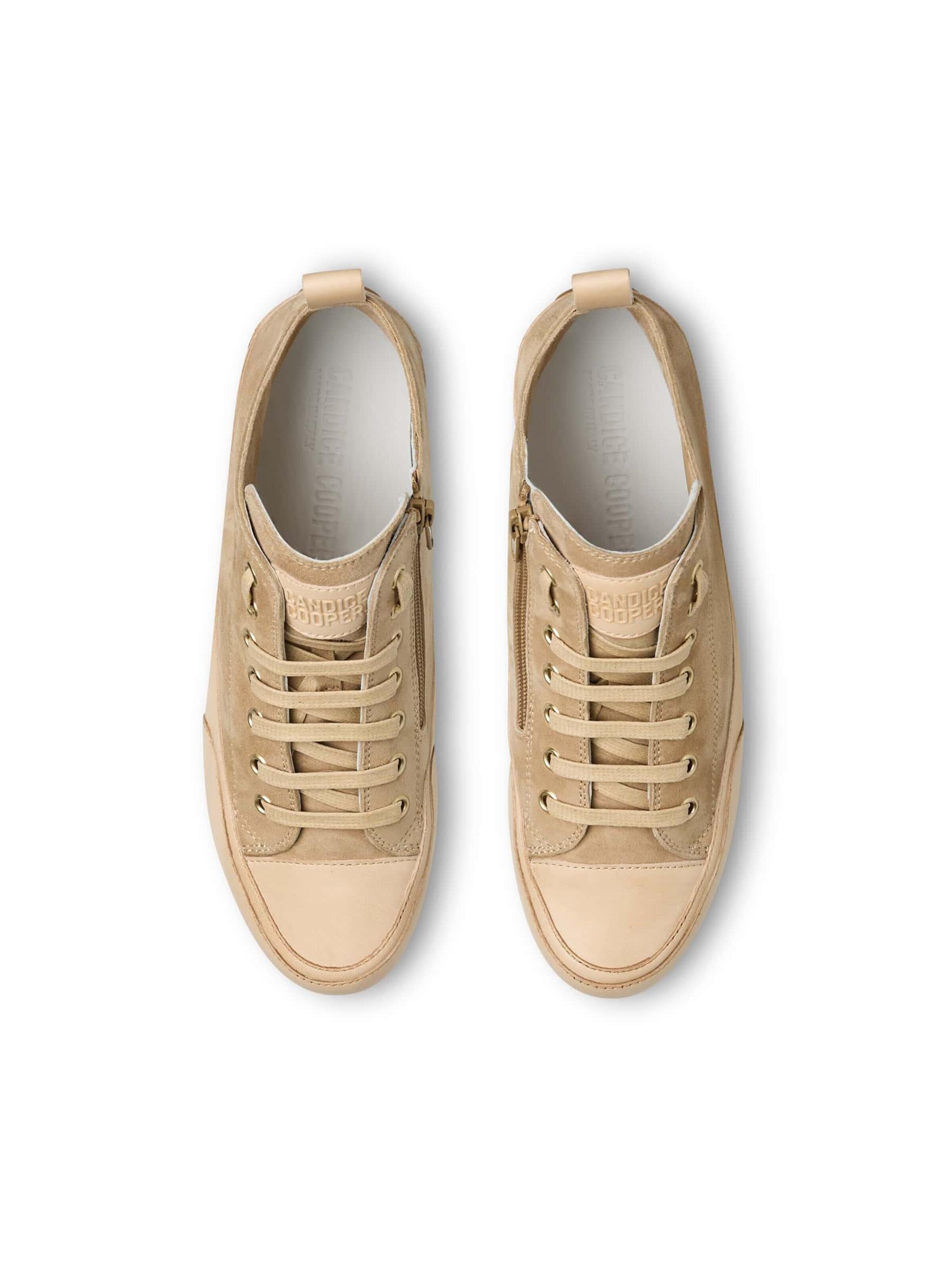Baskets hautes 'MID S' Candice Cooper en beige