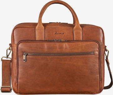 Benthill Briefcase in Brown: front