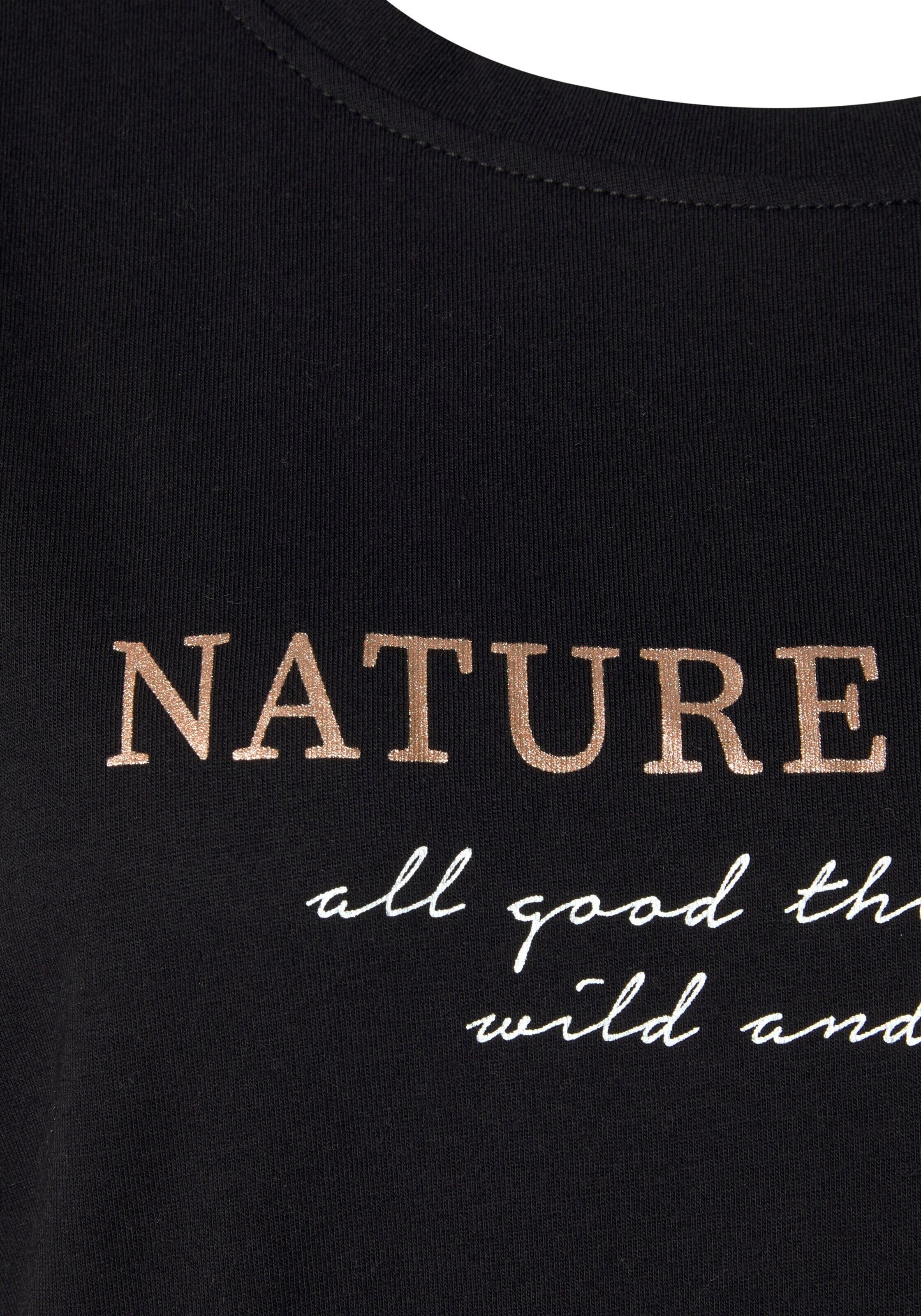 Chemise de nuit LASCANA en noir