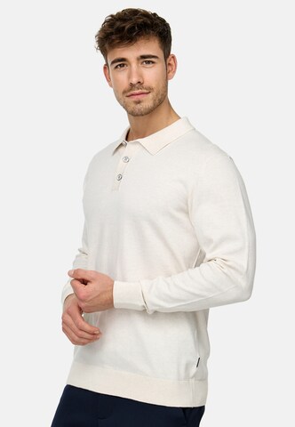 INDICODE JEANS Trui 'Chips' in Wit