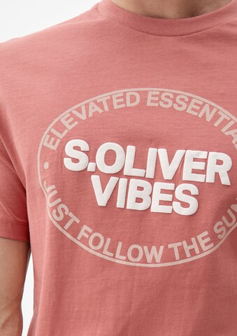 s.Oliver T-Shirt in Orange