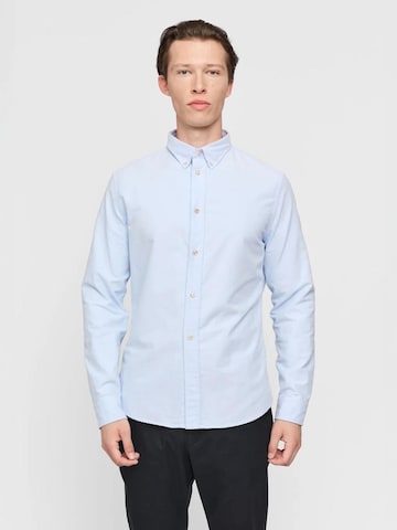 SANVT Regular fit Business Shirt 'The Perfect Oxford Shirt' in Blue: front