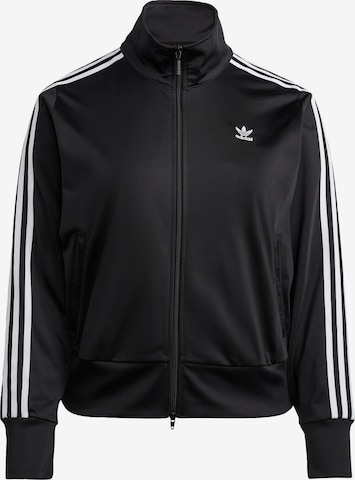 ADIDAS ORIGINALS Zip-Up Hoodie 'Adicolor Classics Firebird Primeblue ' in Black: front