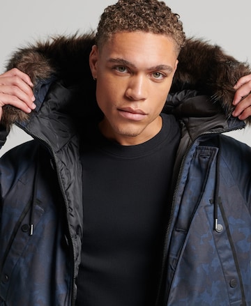 Superdry Regular fit Winterparka in Blauw