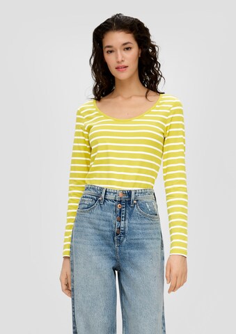 s.Oliver Shirt in Gelb: Vorderseite