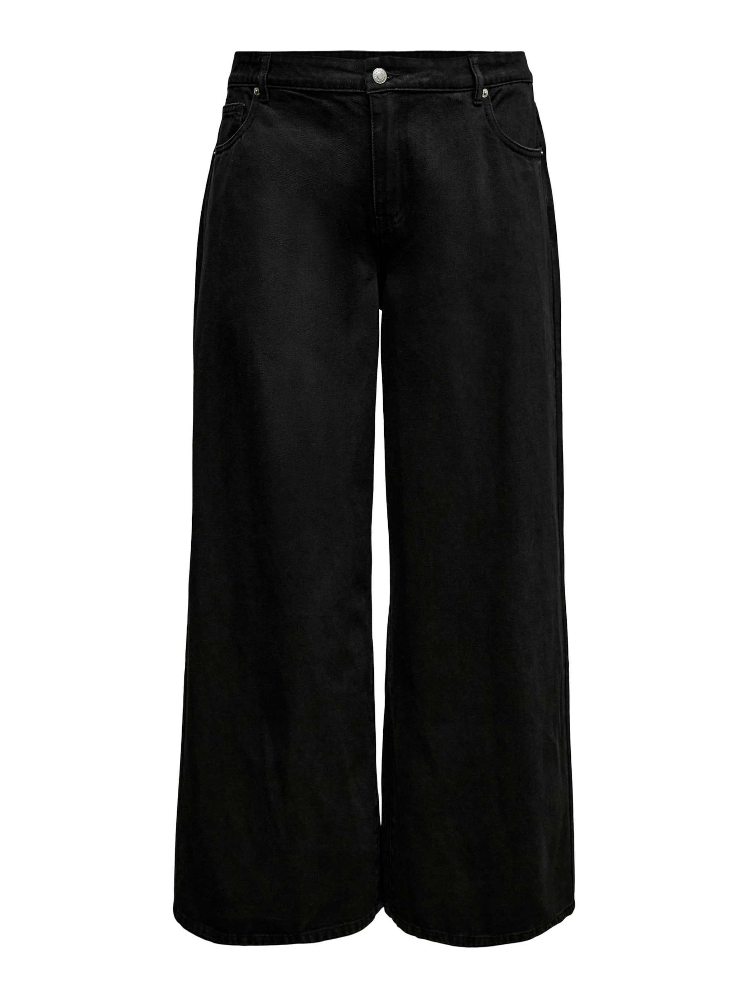 Vero Moda Curve Wide Leg Jeans 'VMCREMY' i sort: forside