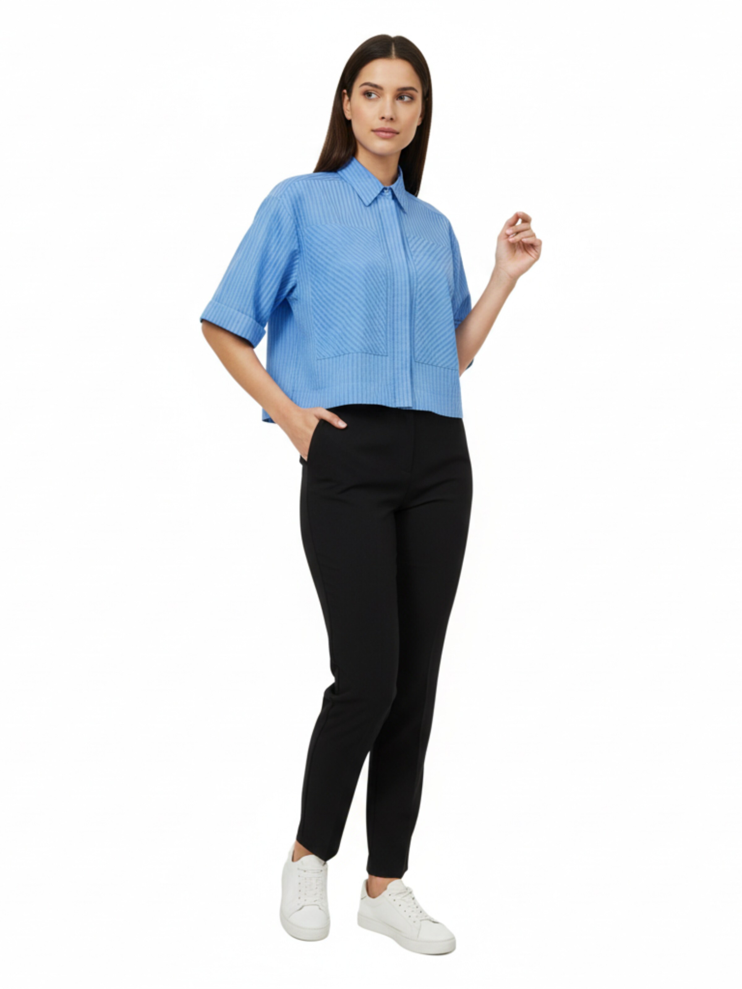 Radwa Blouse 'Radwa Women's stylish shirt' in Blue