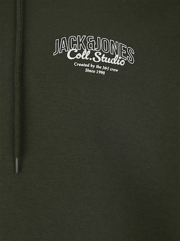 Jack & Jones Plus Sweatshirt 'JJMAKOTO' in Green