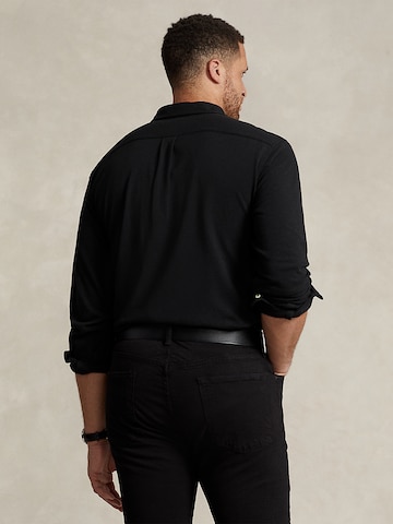 Polo Ralph Lauren Big & Tall Средняя посадка Рубашка в Черный